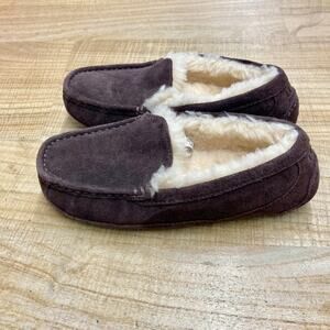 Ugg Australia Kids Brown Suede Moccasins size 3
